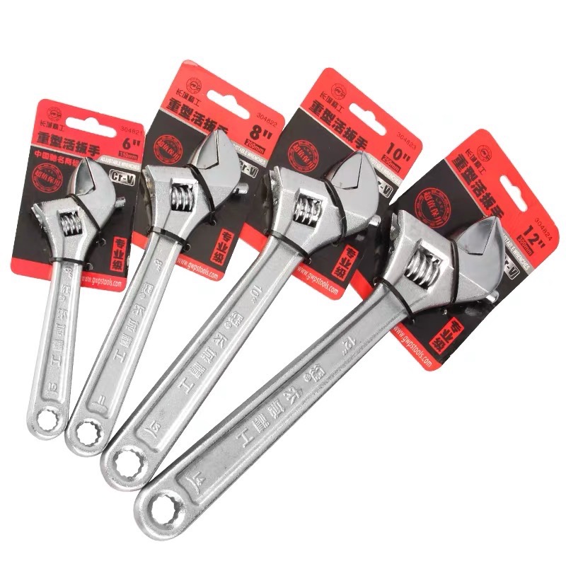 长城重型活动扳手(Cr-V 大开口)