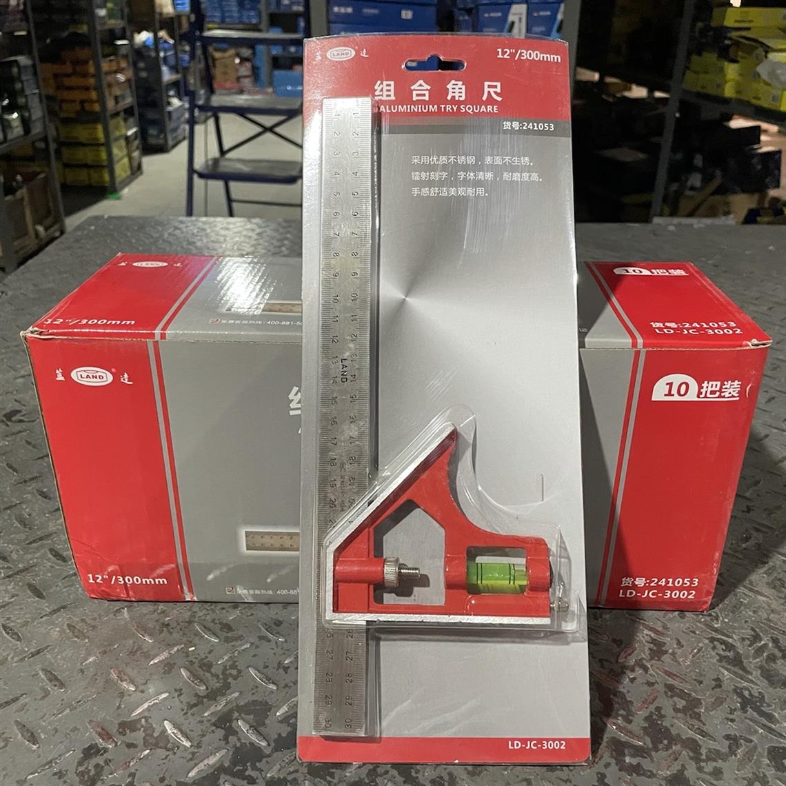 蓝达12"/300mm美式组合角尺 12"|300mm